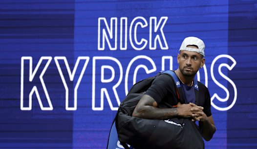 A wrist injury threatens to sideline Nick Kyrgios from the Australian Open again.