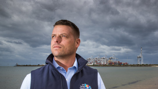 Life Saving Victoria’s general manager of lifesaving services Liam Krige. 