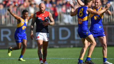 Nathan Jones watches on as the West Coast onslaught continues.