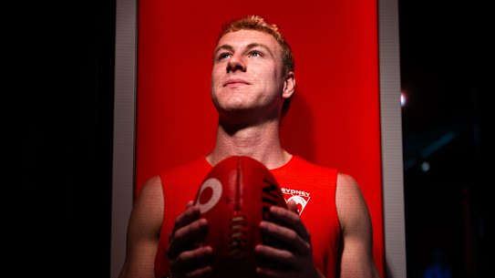 Will Edwards made his debut for the Sydney Swans last month.