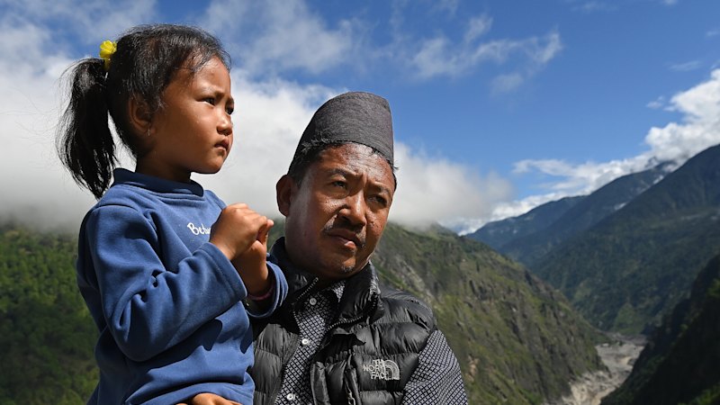 Australian father missing after Nepal pilgrimage as family waits in flood-damaged area