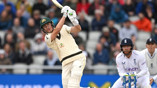 Labuschagne in action.