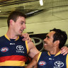Josh Jenkins and Eddie Betts in 2016, before the camp.