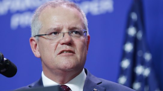 Prime Minister Scott Morrison in Ohio.