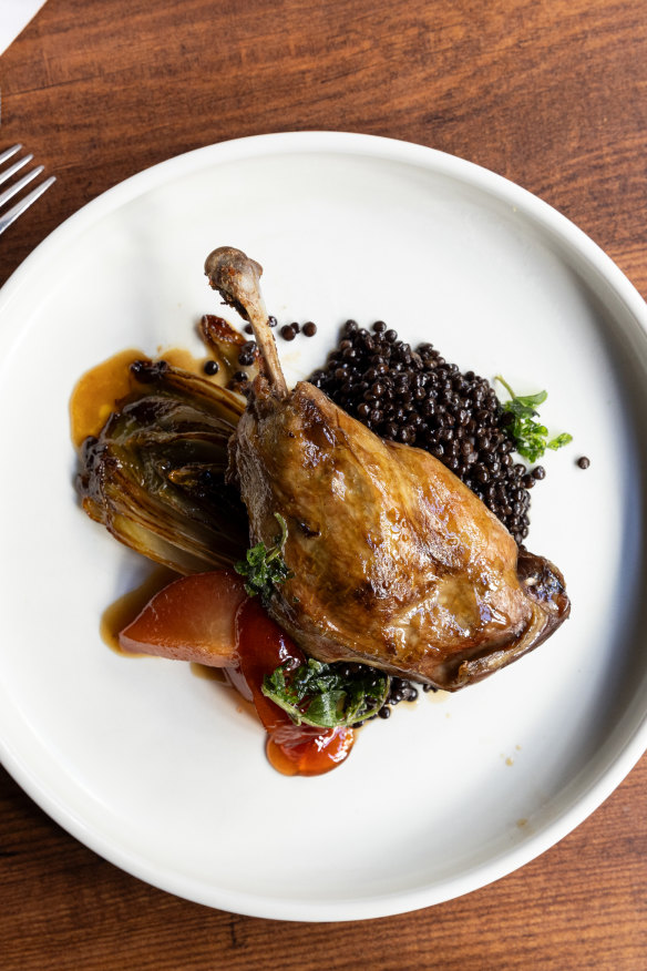 Confit duck.