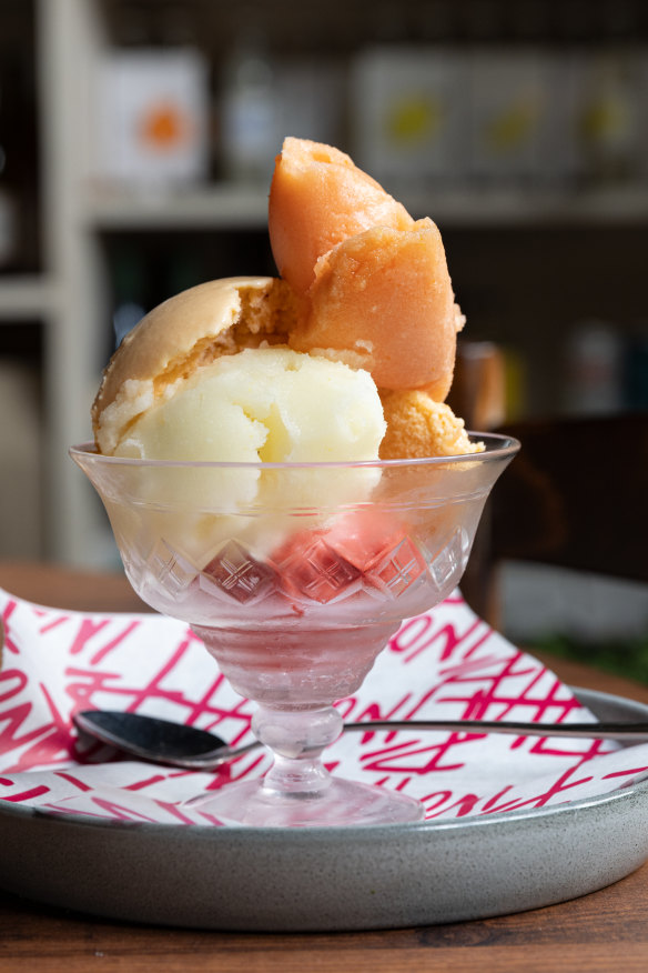 A selection of “winter ices”.
