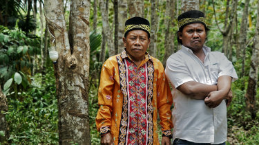 Jubaen and Menyu are elected cultural leaders, known as adat, of the Balik tribe.