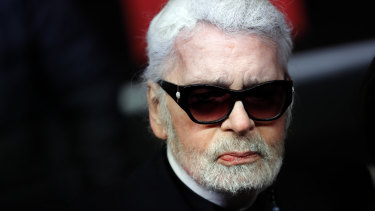 Karl Lagerfeld, pictured in November, has died at age 85.