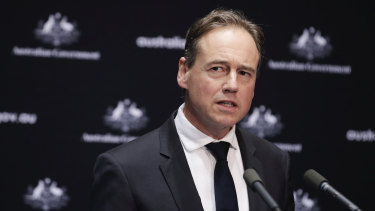 Health Minister Greg Hunt