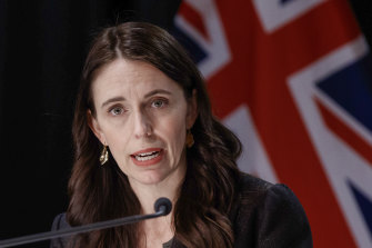 NZ Prime Minister Jacinda Ardern.