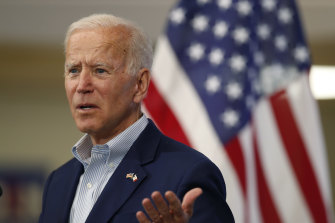 Former US vice-president Joe Biden is easily leading the polls among potential 2020 Democratic candidates.