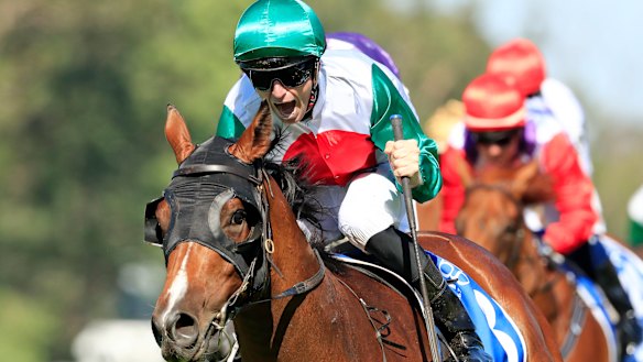 Castelvecchio takes out the Inglis Millennium at Warwick Farm earlier this year.