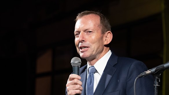 "His style sometimes grates but he has been a very good president," said Tony Abbott of Donald Trump.