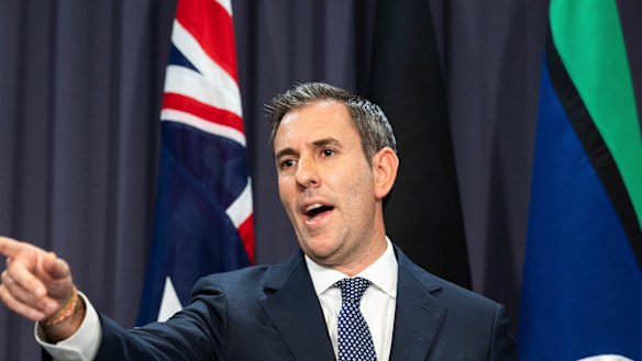 Treasurer Jim Chalmers says a “significantly” larger budget surplus will help rebuild the nation’s financial buffers.