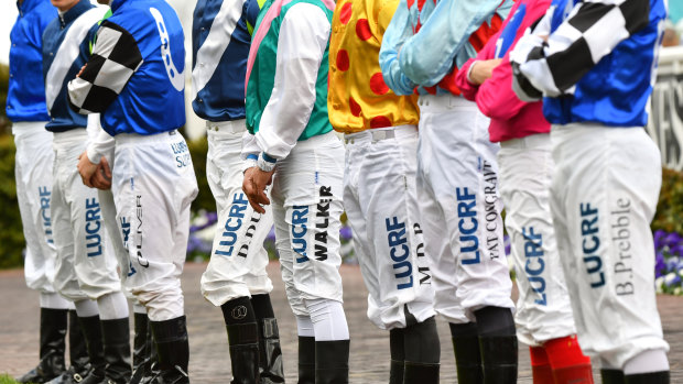 Jockeys have been subject to strict coronavirus protocols to keep the industry going.