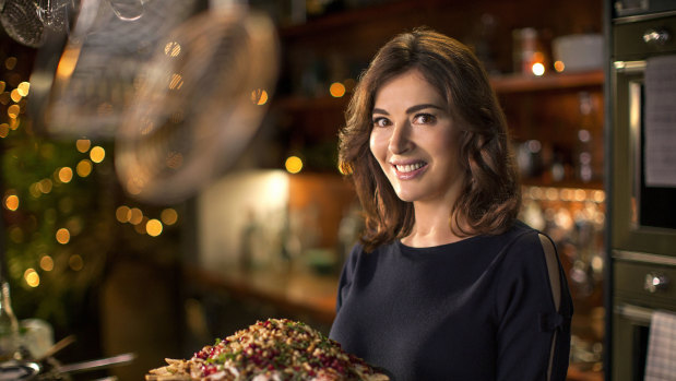 Nigella Lawson enjoys cooking for herself and her pea risotto is an easy meal for one.