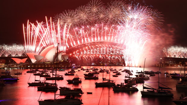Fireworks lit up Sydney Harbour but the pandemic didn't disappear at the stroke of midnight.