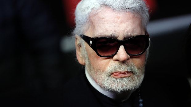 Karl Lagerfeld, pictured in November, has been appearing increasingly frail in recent months.