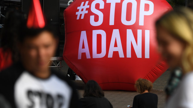 The Adani coal mine in central Queensland has drawn staunch public opposition.