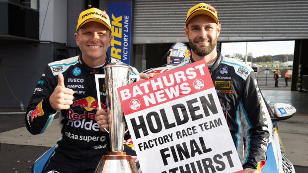 Shane van Gisbergen and Garth Tander want to send Holden out on a high.