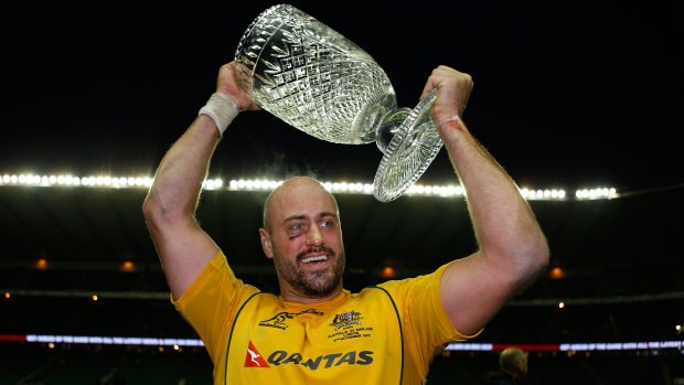 Cancelled: The Cook Cup is being retired for a new trophy to mark the 113-year history of Test rugby between Australia and England.