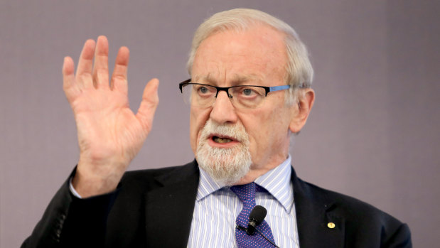 ANU chancellor and former Labor foreign minister, Gareth Evans.