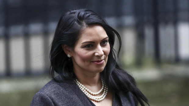 Priti Patel, the UK Home Secretary. 