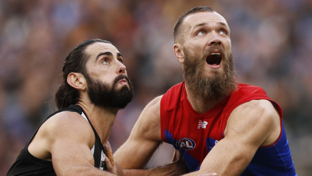 Brodie Grundy and Max Gawn.