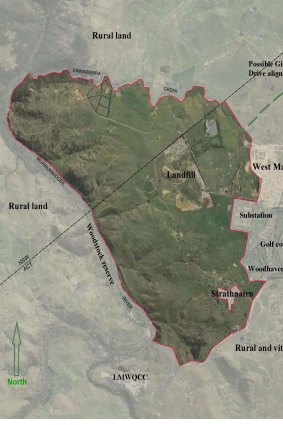 Maps supplied to NSW planning authorities show the vast cross-border development. 