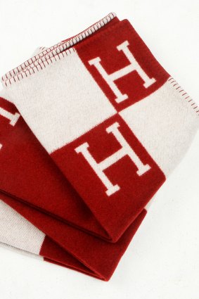 The Hermes blanket, which has become the benchmark for luxury throws.