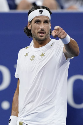 The other guy: Feliciano Lopez becomes a crowd favourite.