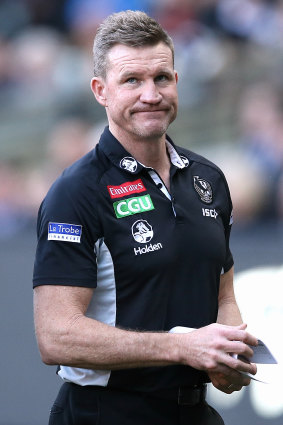 Mixed blessings: Nathan Buckley rues missed chances against the Eagles.