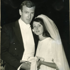 Wendy and Gordon’s wedding day in 1964.