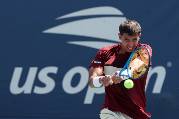 Alexei Popyrin advanced to the third round at the US Open.