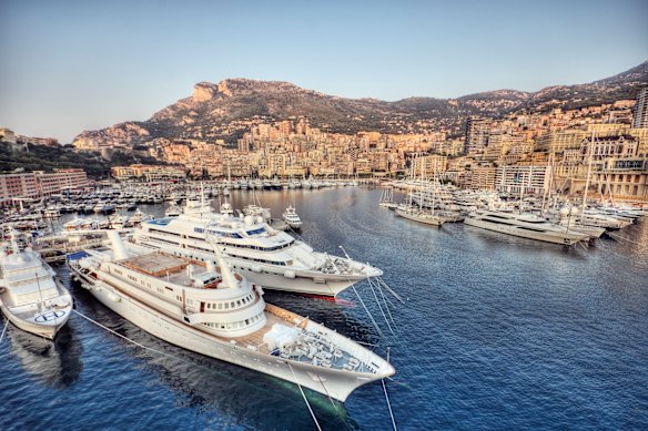 The port at Monte Carlo.