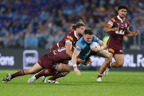 Strange’s place in the starting side was only confirmed the day before the match after Mitchell Moses was scratched.