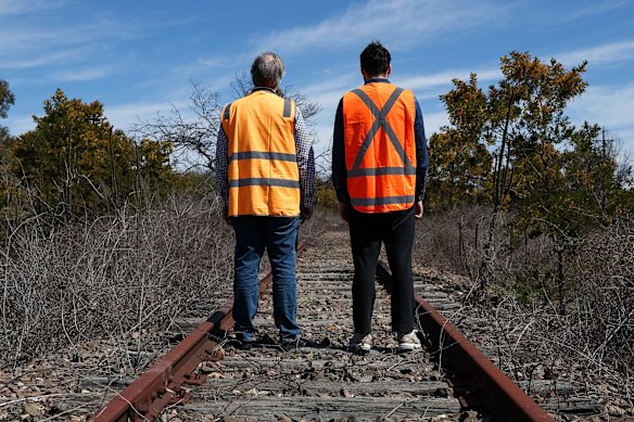 Vested interests: The high-vis vests of Victoria (left) and NSW.