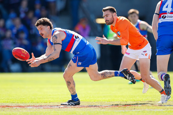 Tom Liberatore of the Bulldogs.