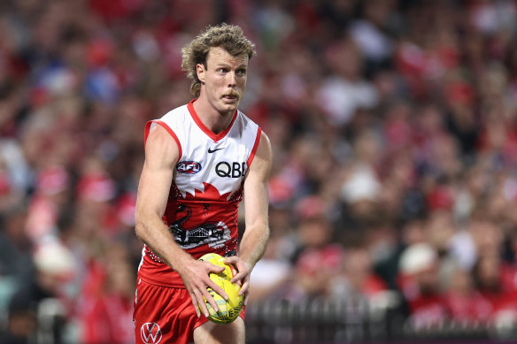 Sydney’s Nick Blakey can go on damaging bursts.