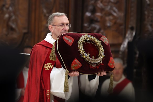 One of the world’s most documented Christian relics, the Crown of Thorns.