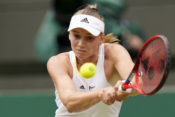 Elena Rybakina defeated Aussie Ajla Tomljanovic.