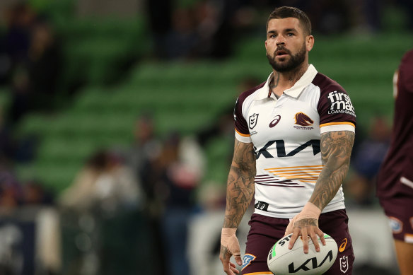 Adam Reynolds will undergo scans on his hamstring when he returns to Brisbane, having missed the second half in his side’s defeat to the Melbourne Storm.