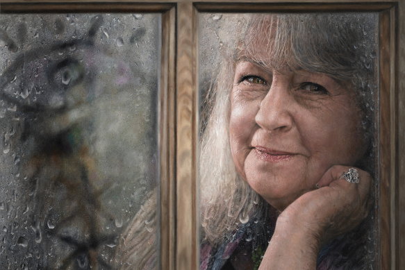 First-time Archibald Prize finalist Jaq Grantford’s Through the window.