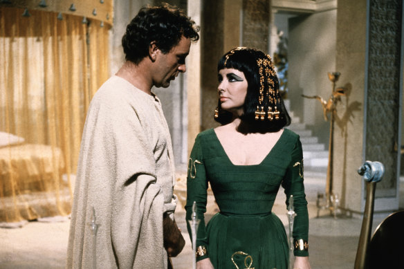 Elizabeth Taylor (pictured with Richard Burton in Cleopatra, 1962) is the subject of a new funny – and frank – HBO documentary.