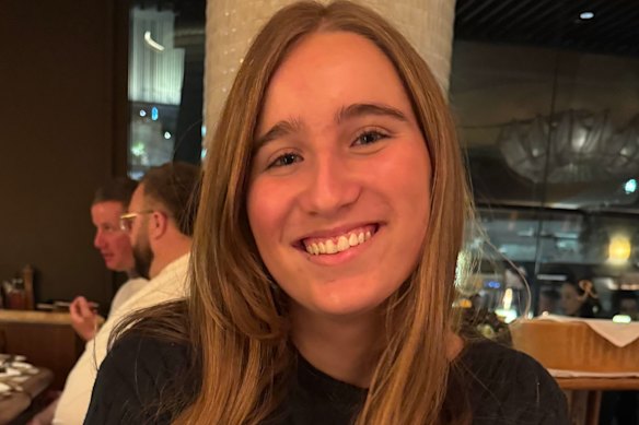 Ruby Atkinson today, aged 15.