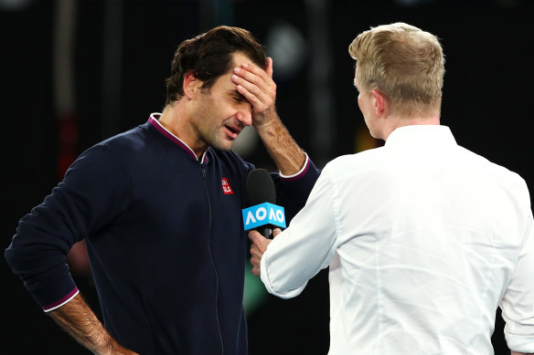 "John deserves more than half of this one", Federer said in his post-match, on-court interview.