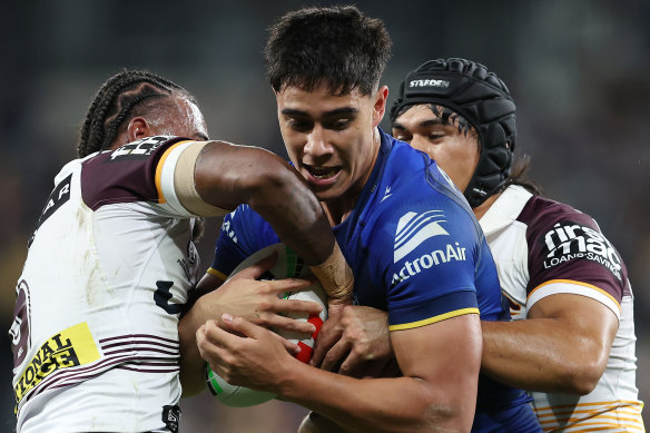 Blaize Talagi has been one of Parramatta’s few bright spots this season.