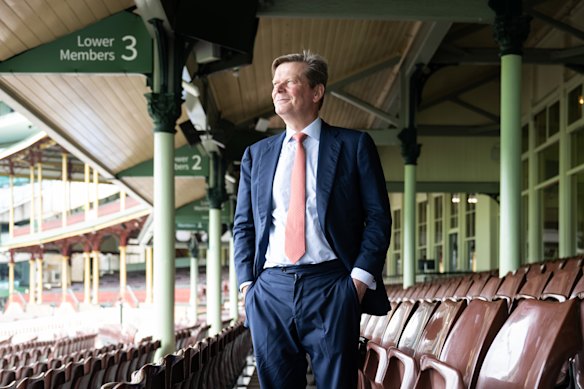 Cricket NSW chairman John Knox at the SCG.
