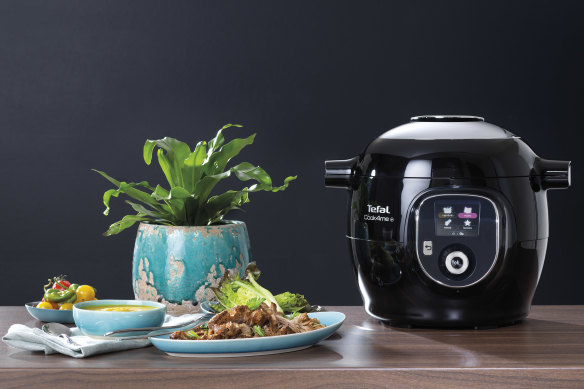 Tefal's Cook4Me+ has more than 150 recipes built in, with more available via its app.