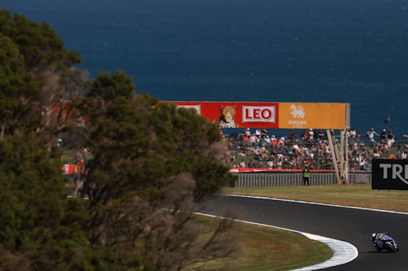 Australian Jack Miller during MotoGP practice at Phillip Island on Friday.